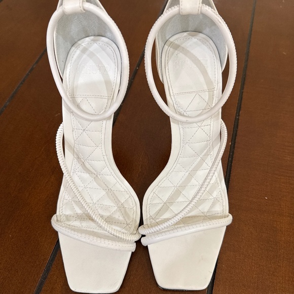 NEW Schutz white stilettos high heel size 8 - Picture 1 of 8